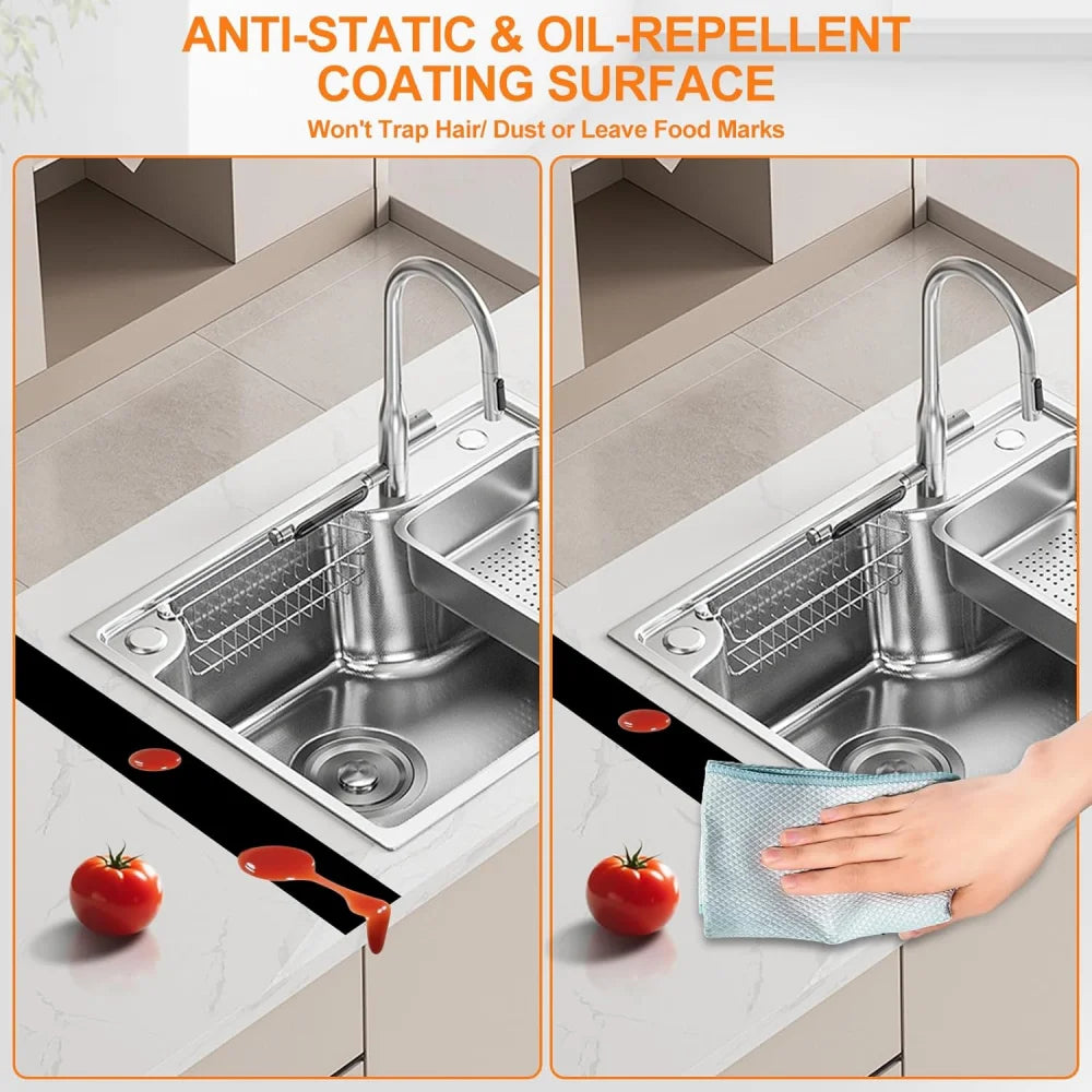 YITAPE Silicone Stove Counter Gap Cover Heat Resistant Oven Gap Filler Universal Sealing T-Strip Spill Guard Kitchen 25 30 Inch