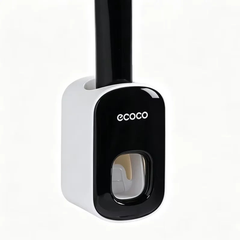 Wall Mount Automatic Toothpaste Dispenser Waterproof Toothpaste Squeezer Bathroom Toothbrush Holder Accessories