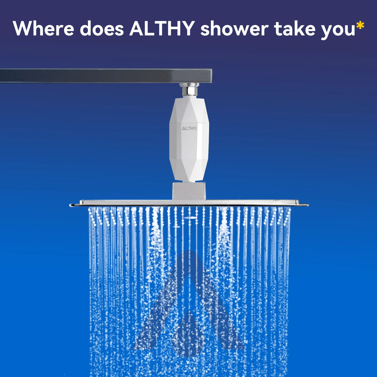 ALTHY Vitamin C Revitalizing Shower Water Filter - Reduces Chlorine Heavy Metal - Improves Dry Itchy Skin, Hair Dandruff, Eczema