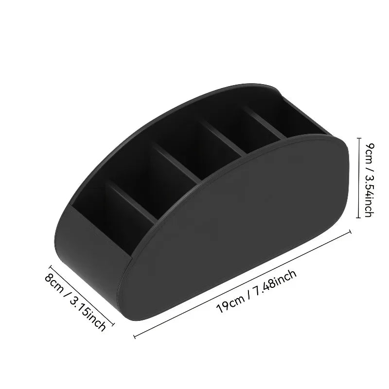 1pc Control Holder - Remote Caddy Tray Organizer for TV, Media Players, Pens,  Space-Saving Desktop & Bedside Table Organizer